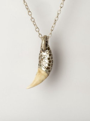 Bear Tooth Necklace Ghost Hybrid (large, Mega Pavé, Ma+b+dia)