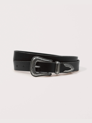 Leather Western Belt