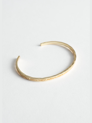 Parfaite Cuff Bracelet