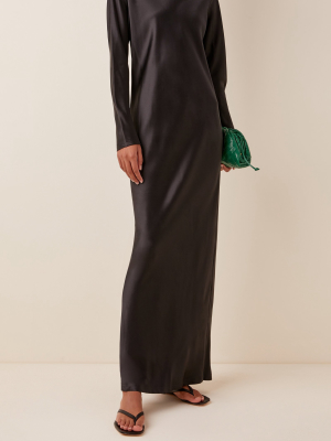 Jacqueline Silk-satin Maxi Dress