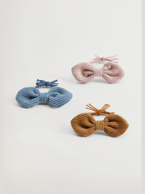 Bow Hair Tie 3 Set