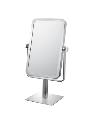 Bathroom Mirror Image Rectangular Vanity 9.5"x6" Brushed Nickel - Aptations