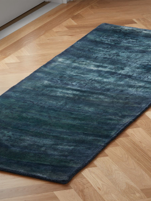 Atossa Faded Teal Runner 2.5'x8'