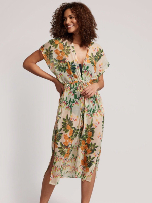 Bluebell Vines Open Front Midi Dress