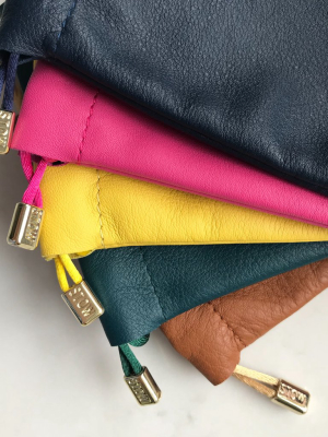 Leather Accessories Pouch
