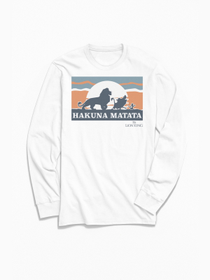 Lion King Hakuna Matata Long Sleeve Tee