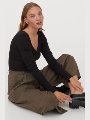 Ribbed Cotton Top