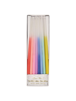 Meri Meri Rainbow Tapered Candles