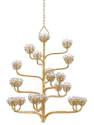 Agavé Americana Gold Chandelier