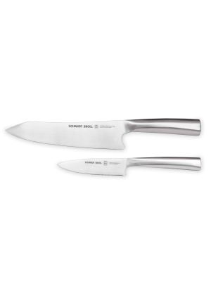 Schmidt Brothers Cutlery 2pc Stainless Steel Starter Set