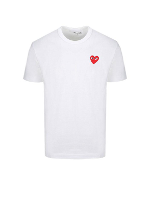 Comme Des Garçons Play Basic Logo T-shirt