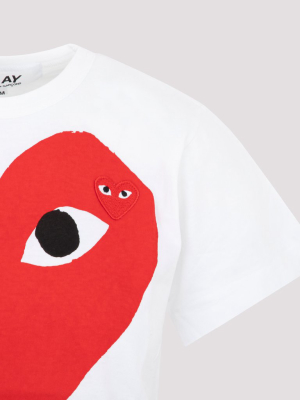 Comme Des Garçons Play Double Heart T-shirt