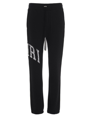 Amiri Varsity Logo Print Sweatpants