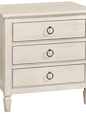 Alchemy Living Estate Home Nightstand - Ivory