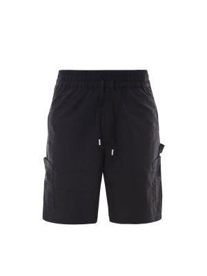 Heron Preston Logo Patch Drawstring Waist Shorts