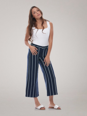 Lily Wide Leg Jeans / Navy Pier