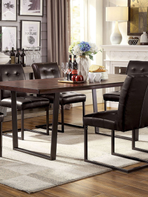 Telford Rectangular Dining Table Dark Oak - Homes: Inside + Out