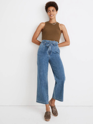Paperbag Classic Straight Jeans In Bygrove Wash