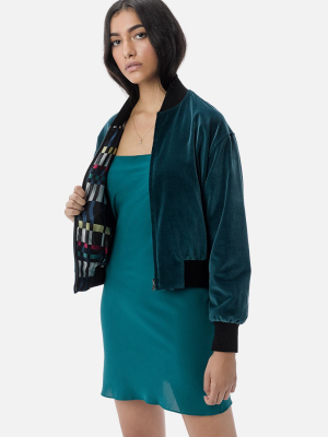 Iris Reversible Jacket / Teal