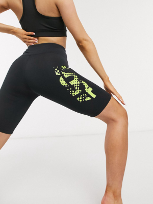 Asos 4505 Yoga Graphic Logo Legging Short