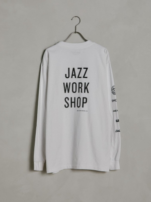 Jazz Workshop Long Sleeve Tee In White