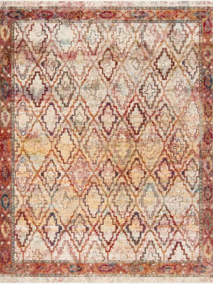 Harmony Cream/rose Area Rug