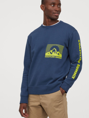 Graphic-detail Sweatshirt