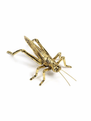 Decorative Gold Grasshopper