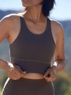 Offline Ribbed Longline Sports Bra