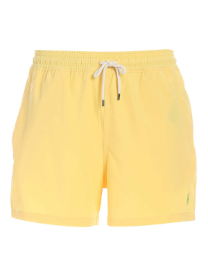 Polo Ralph Lauren Logo Embroidered Swim Trunks