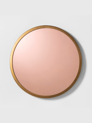 Round Wall Mirror - Cloud Island™ Gold