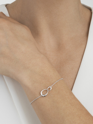 Silver Offspring Delicate Chain Bracelet