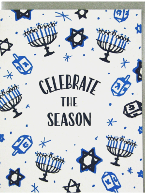 Celebrate The Season Hannukah Card - Si7