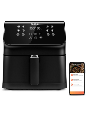 Cosori Pro Xls Ii Smart 5.8qt Air Fryer With Pizza Pan