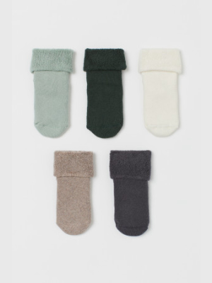 5-pack Terry Socks