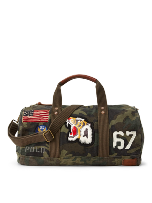 Patchwork Camo Canvas Duffel