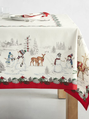 Snowman Tablecloth