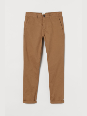 Skinny Fit Cotton Chinos