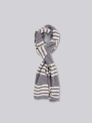 Stripped Scarf Ash