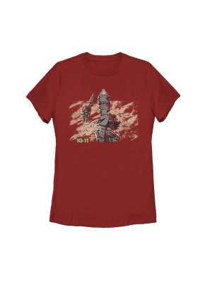 Women's Star Wars The Mandalorian Ig-11 Dusty Droid T-shirt