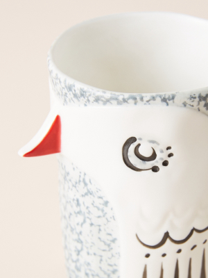 Handpainted Bird Mug