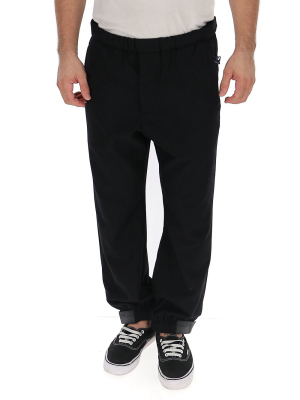 Prada Logo Patch Pants