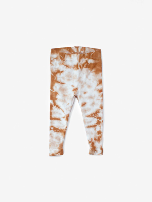 Tie Dye Organic Legging - Amber