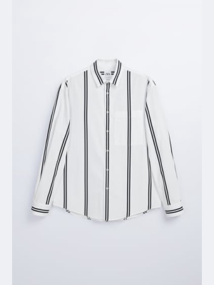 Striped Poplin Shirt