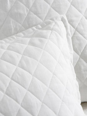 Hampton Big Pillow In White