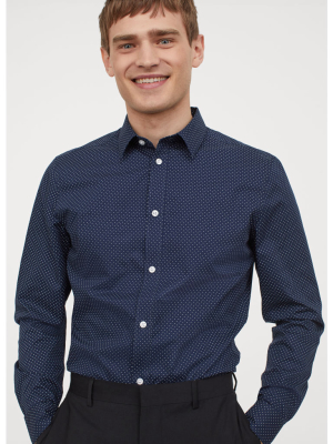 Slim Fit Easy-iron Shirt