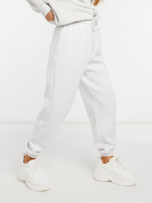 Topshop Sweatpants In Light Gray