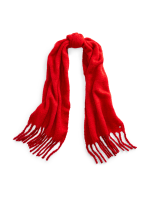 Two-tone Twisted Fringe Scarf