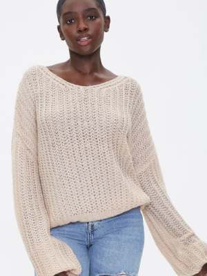 Brushed Ribbed Sweater