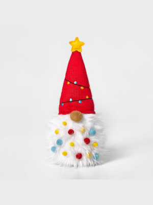 Christmas Tree Gnomes Decorative Figurine White - Wondershop™